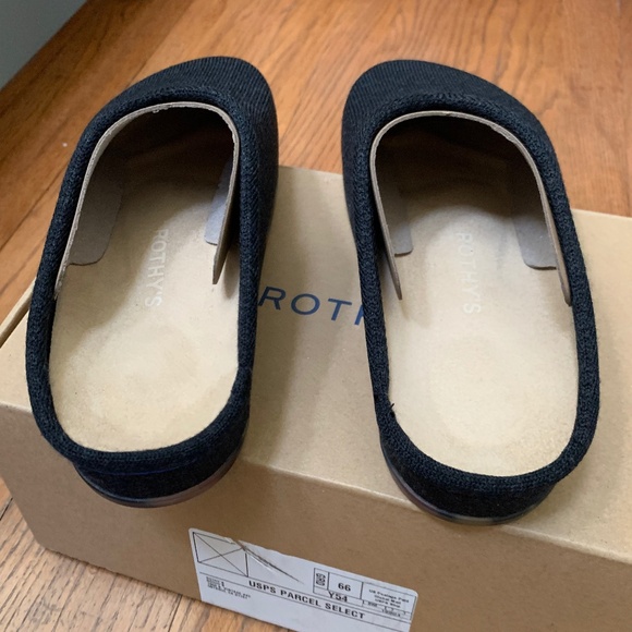 Rothy’s Clogs Soft Black NWB Size 7 - Picture 4 of 7